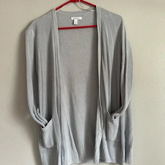 Nine West Soft Gray Knit Sweater - Picture 2 of 7